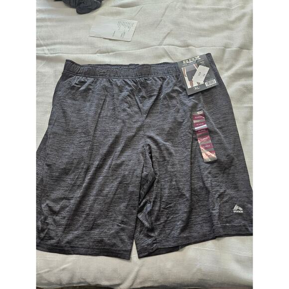 RBX Mens Space Dye Charcoal Shorts Size XL - Picture 2 of 5
